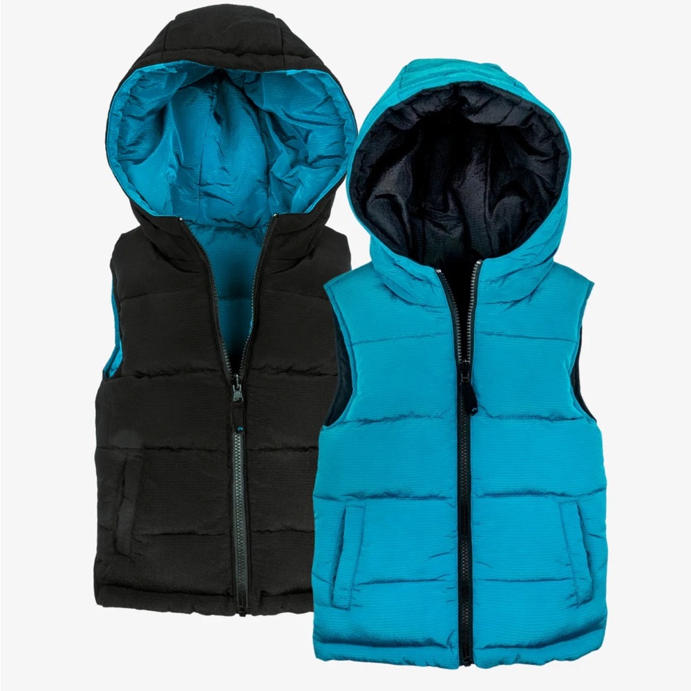2-in-1 Blue Reversible Vest